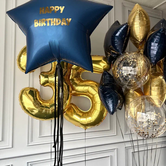 Композиция «на 35-летие» из воздушных шаров 20